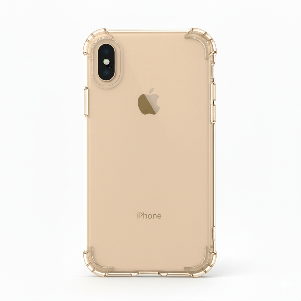 iPhone X/XS Shockproof Silicone Clear Case