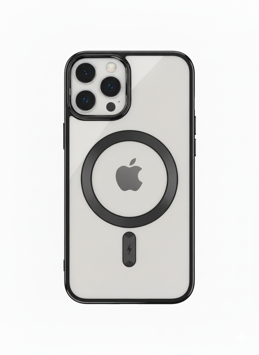 iPhone 13 Pro Clear Case with MagSafe – Black