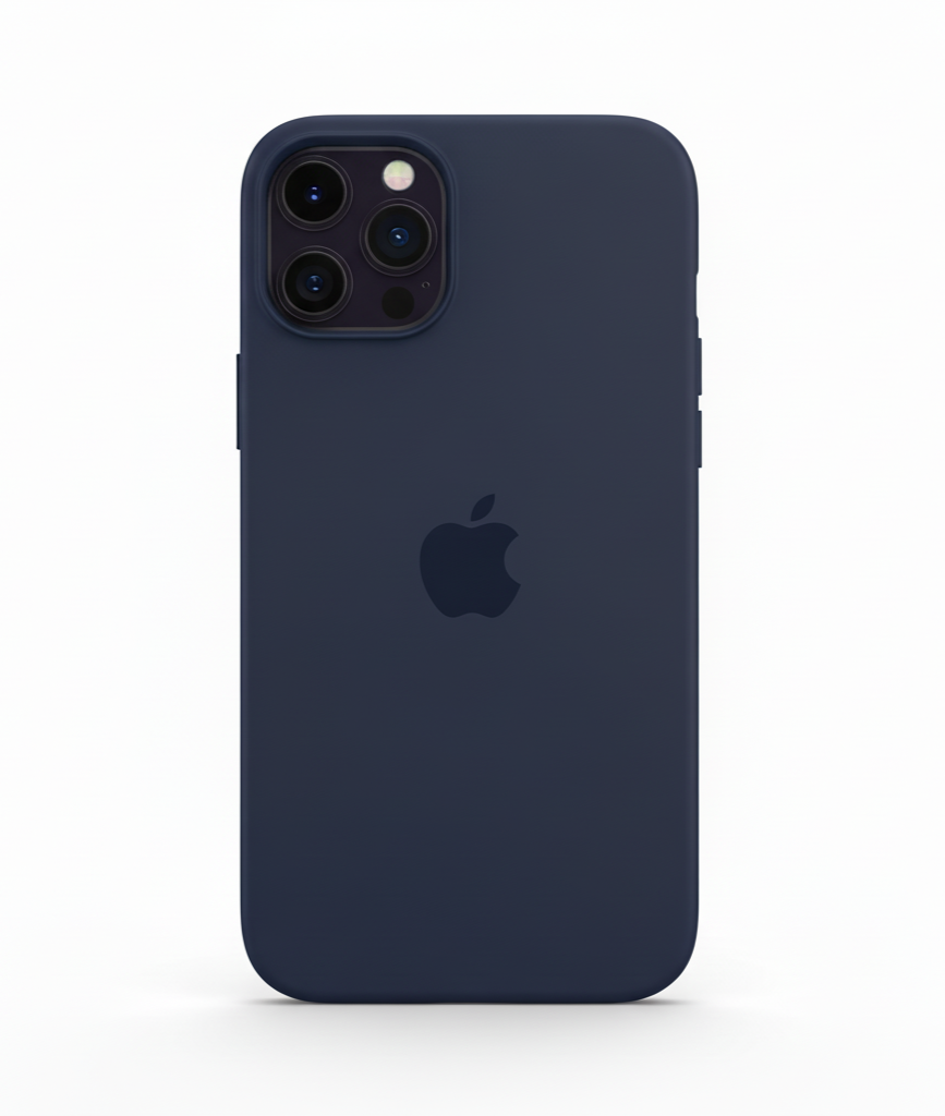 iPhone 14 Pro Max Silicone Case - Navy Blue