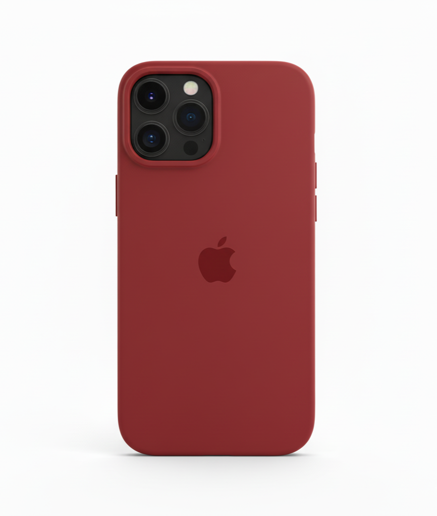 iPhone 14 Pro Max Silicone Case - Red