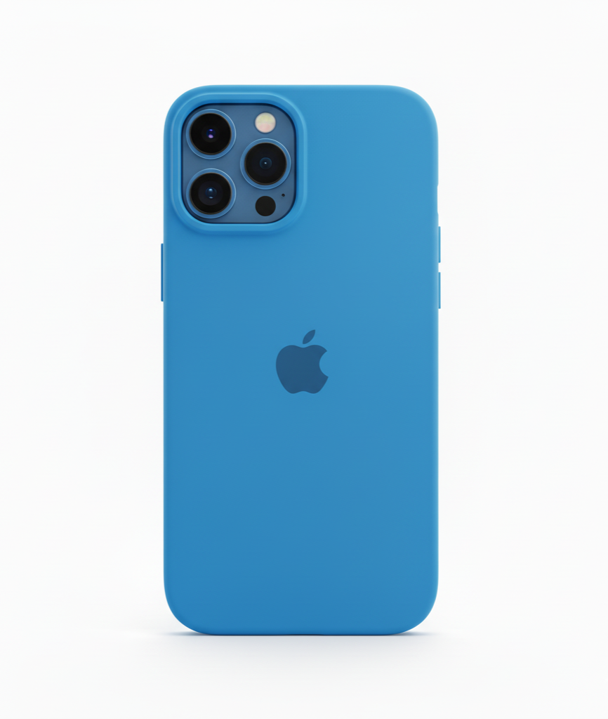 iPhone 12 Pro Max Silicone Case - Light Blue
